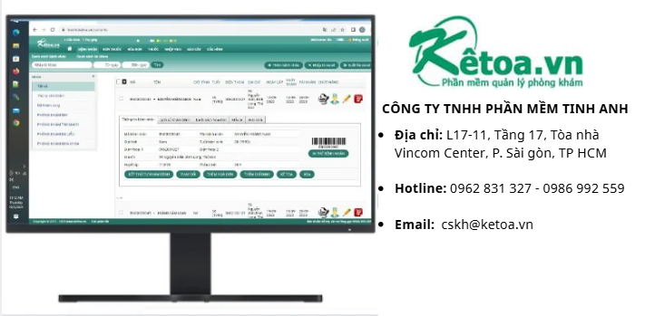 Phần mềm quản lý phòng khám đa khoa